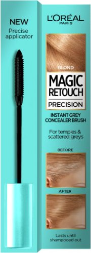 L'Oréal - MAGIC RETOUCH PRECISION - INSTANT GRAY CONCEALER BRUSH - Mascara covering gray hair at the temples and individual gray hair - 8 ml - BLONDE