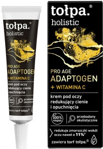 Tołpa - Holistic - Pro Age Adaptogen + Witamina C - Krem pod oczy redukujący cienie i opuchnięcia - 10 ml 