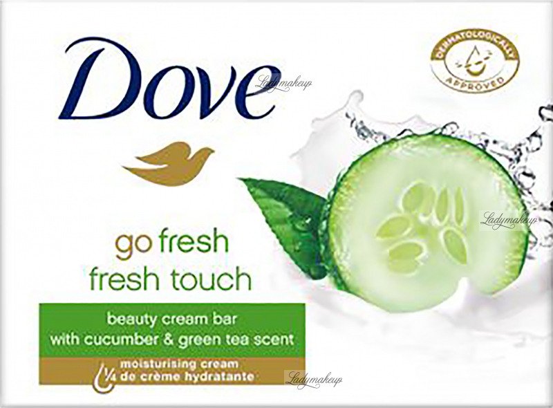 Dove - Fresh Touch Beauty Cream Bar - Creamy bar of soap with cucumber  extract - 100 g