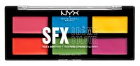 NYX Professional Makeup - SFX CREME COLOR Face & Body Paint - Palette of 6 face and body paints - BRIGHTS