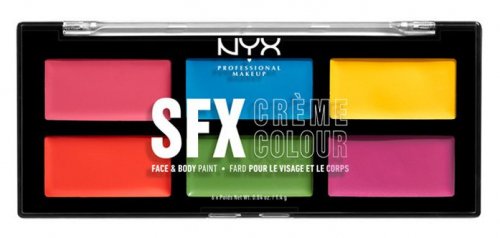 NYX Professional Makeup - SFX CREME COLOUR Face & Body Paint - Paleta 6 farb do twarzy i ciała - BRIGHTS