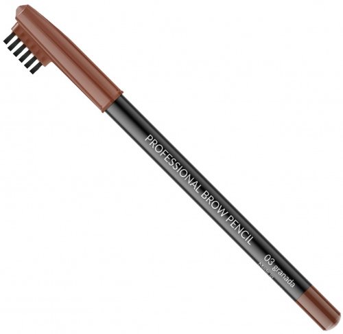VIPERA - PROFESSIONAL BROW PENCIL - Waterproof eyebrow pencil with a brush - 03 - GRANADA