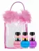 VIPERA - Tutu Set - Gift Set of 3 Peel Off Nail Polishes for Children in a Cosmetic Bag - 11