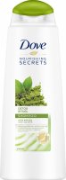 Dove - Nourishing Secrets - Detox Ritual Shampoo - Szampon do włosów przetłuszczających się - Herbata Matcha i Mleko Ryżowe - 400 ml