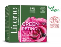 Lirene - GREEN RETINOL 70+ Odbudowujący krem do twarzy na noc - 50 ml