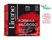 Lirene - Formula of Youth - Moisturizing cream reducing wrinkles with a poppy flower - Normal and combination skin - 50 ml