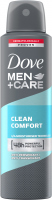 Dove - Men+Care Clean Comfort 48H Anti-Perspirant - Antyperspirant w aerozolu dla mężczyzn - 150 ml