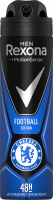 Rexona - Men - Football Edition - Anti Perspirant 48H - Antyperspirant w aerozolu dla mężczyzn - Chelsea Football Club - 150 ml