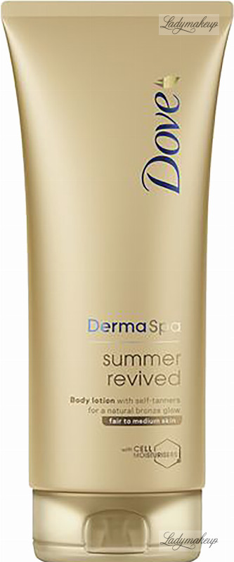 Spreekwoord anders Sportman Dove - Derma Spa Summer Revived Body Lotion - Body lotion with self-tanner  for fair and medium