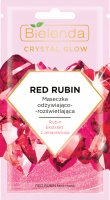 Bielenda - Crystal Glow - Red Rubin Face Mask - Maseczka odżywiająco-rozświetlająca do twarzy - 8 g