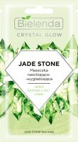 Bielenda - Crystal Glow - Jade Stone Face Mask - Maseczka nawilżająco-wygładzająca do twarzy - 8 g
