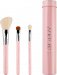 Sigma® - ESSENTIAL TRIO BRUSH SET - Set of 3 make-up brushes + mini tube - Pink