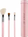 Sigma® - ESSENTIAL TRIO BRUSH SET - Zestaw 3 pędzli do makijażu + mini tuba - Pink