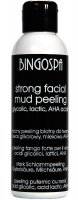 BINGOSPA - Strong Facial Mud Peeling - Mocny błotny peeling do twarzy z kwasem glikolowym, mlekowym i AHA - 120g