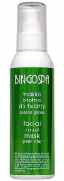 BINGOSPA - Maska błotna do twarzy z zieloną glinką - 150g	