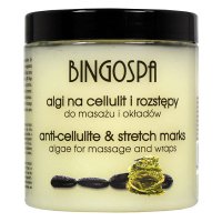 BINGOSPA - Algi na cellulit i rozstępy - Do masażu i okładów - 250g                      
