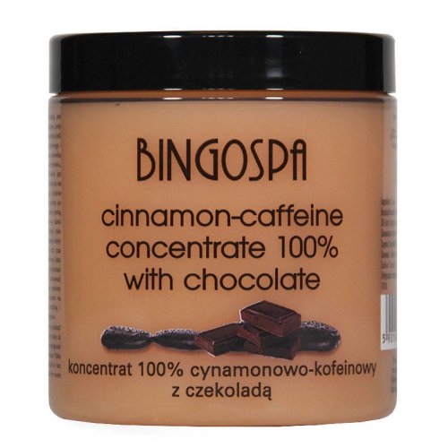 BINGOSPA - Koncentrat 100% cynamonowo-kofeinowy z czekoladą do "body wrappingu" - 250g		