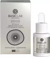 BASICLAB - ESTETICUS - Peptide eye serum with 10% argireline and caffeine- Moisturizing and firming - Day / Night - 15 ml