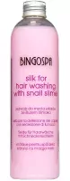 BINGOSPA - SILK FOR HAIR WASHING WITH SNAIL SLIME - Jedwab do mycia włosów ze śluzem ślimaka - 300ml