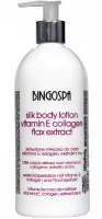 BINGOSPA - Jedwabne mleczko do ciała z lnem, witaminą E i kolagenem - 500ml		