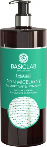 BASICLAB - MICELLIS - Micellar water for oily and sensitive skin - 500 ml