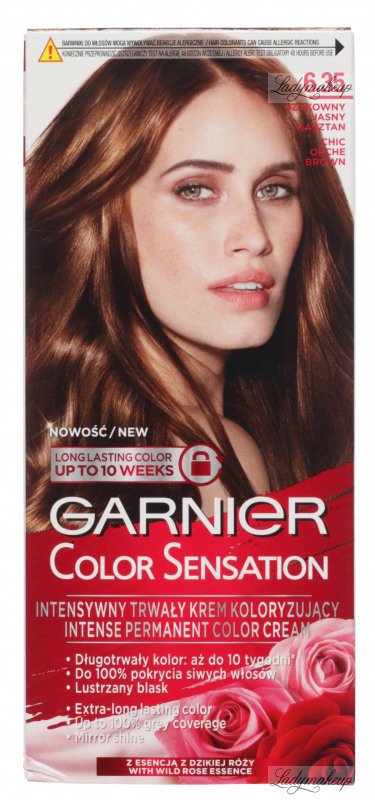 GARNIER - COLOR SENSATION - Permanent hair coloring cream  Stylish  Light Chestnut