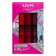 NYX Professional Makeup - DIAMONDS & ICE PLEASE! - BUTTER GLOSS LIP TRIO - Zestaw 3 kremowych błyszczyków do ust - 03