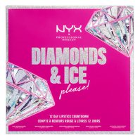 NYX Professional Makeup - DIAMONDS & ICE PLEASE! - 12 DAY LIPSTICK COUNTDOWN - Kalendarz adwentowy do makijażu ust