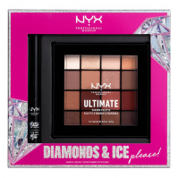 NYX Professional Makeup - DIAMONDS & ICE PLEASE! - SHADOW & LINER SET - Zestaw kosmetyków do makijażu oczu 