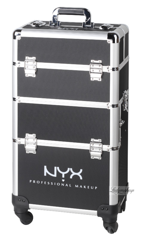 Clopoţei Ridicare curs  NYX Professional Makeup - 4 Tier Mkup Artist Train Case - Roller cosmetic  box