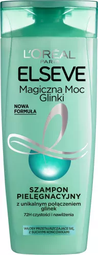 L'Oréal - ELSEVE - The Magic Power of Clay - Shampoo for Oily Hair with Dry Ends - 400 ml
