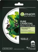 GARNIER - PURE CHARCOAL Black Tissue Mask - Cleansing Sheet Mask
