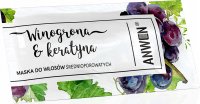 ANWEN - Winogrona & Keratyna - Maska do włosów średnioporowatych - 10 ml