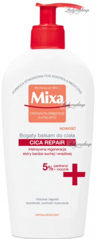Mixa - CICA REPAIR - Regenerating body lotion for very dry and