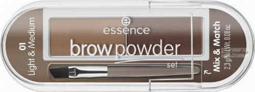 Essence - Brow Powder Set - Eyebrow styling kit Ladymakeup