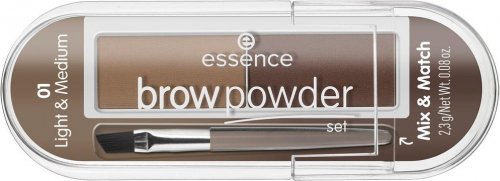 Essence - Brow Powder Set - Zestaw do stylizacji brwi 