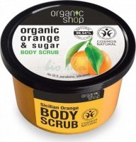 ORGANIC SHOP - BODY SCRUB - Peeling do ciała - Sycylijska pomarańcza - 250 ml