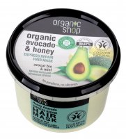ORGANIC SHOP - Express Repair Hair Mask - Organic Avocado & Honey - Ekspresowo regenerująca maska do włosów - Miodowe Awokado - 250 ml