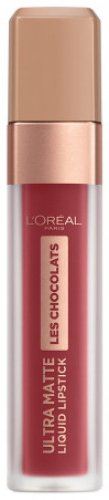 L'Oréal - LES CHOCOLATS - ULTRA MATTE LIQUID LIPSTICK - Matowa pomadka do ust w płynie  - 864 - TASTY RUBY