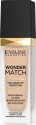 Eveline Cosmetics - WONDER MATCH Foundation - Luksusowy podkład dopasowujący się do skóry z kwasem hialuronowym - 30 ml - 10 LIGHT VANILLA - 10 LIGHT VANILLA