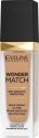 Eveline Cosmetics - WONDER MATCH Foundation - Luxurious foundation matching the skin with hyaluronic acid - 30 ml - 40 SAND - 40 - SAND