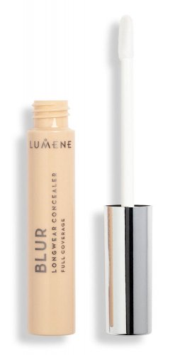 LUMENE - BLUR LONGWEAR CONCEALER - Wegański, długotrwały korektor do twarzy z aplikatorem - 8,5 ml - LIGHT