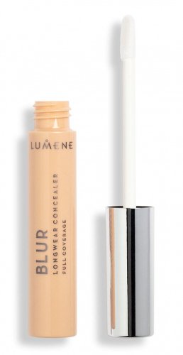 LUMENE - BLUR LONGWEAR CONCEALER - Wegański, długotrwały korektor do twarzy z aplikatorem - 8,5 ml - MEDIUM