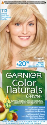 GARNIER - COLOR NATURALS Creme - Krem rozjaśniający do włosów - 113 Superjasny Beżowy Blond