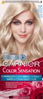 GARNIER - COLOR SENSATION - Permanent hair coloring cream - 111 Silver Super-Bright Blonde