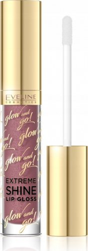Eveline Cosmetics - Glow and Go! Extreme Shine Lip Gloss - Lip gloss - 09 - DARK NUDE