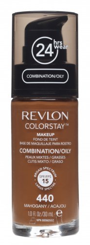 REVLON - COLORSTAY™ FOUNDATION - Foundation for combination and oily skin - SPF15 - 30 ml - 440 Mahogany