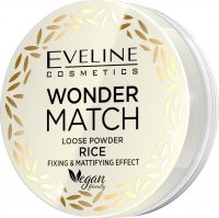 Eveline Cosmetics - WONDER MATCH LOOSE POWDER RICE - Fixing and mattifying rice powder - 6 g