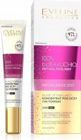 Eveline Cosmetics - 100% bioBAKUCHIOL - Silnie liftingujący koncentrat pod oczy i na powieki - Cera wrażliwa - Dzień / Noc - 20 ml