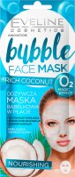 Eveline Cosmetics - Bubble Face Mask RICH COCONUT - Nourishing bubble sheet mask (dry and very dry skin)